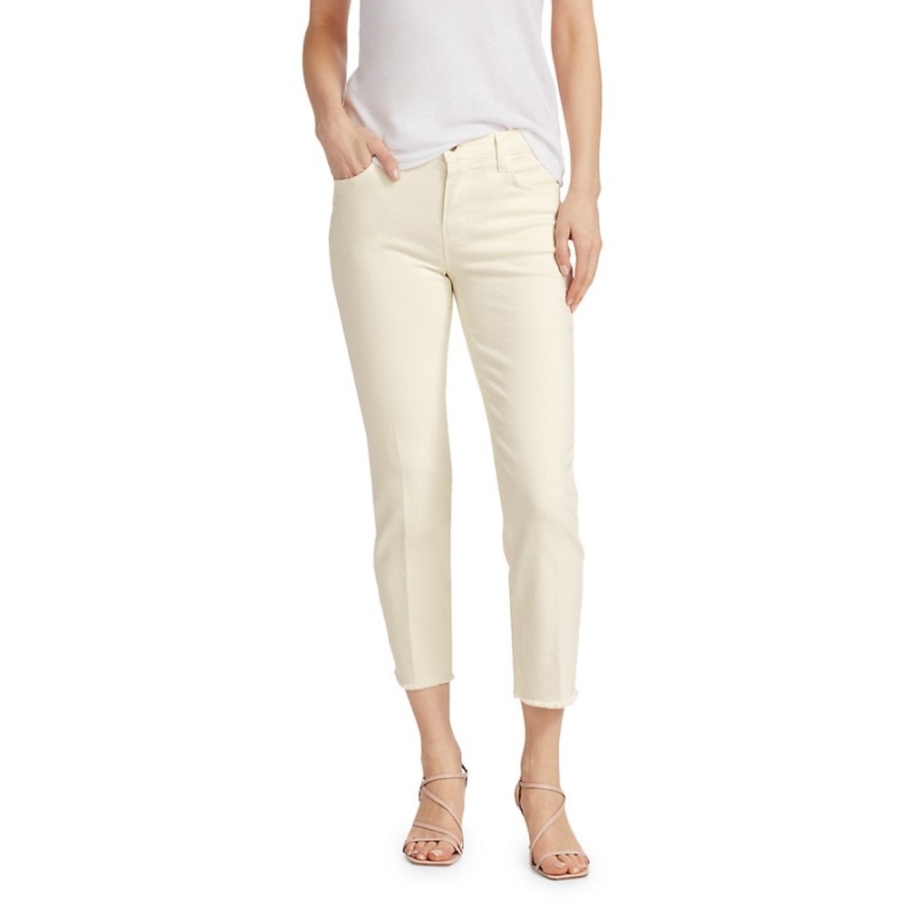 L’agance Sada High Rise Cropped Slim Cropped Pants